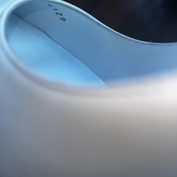 Barney’s New York White Leather Pumps, size 37.5 - Picture 4 of 6